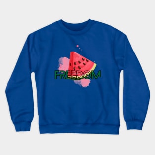 Freedom Palestine Crewneck Sweatshirt